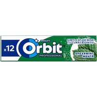 Orbit Professional Spearmint guma de mestecat cu aroma de menta 16,8 g, 30 bucati