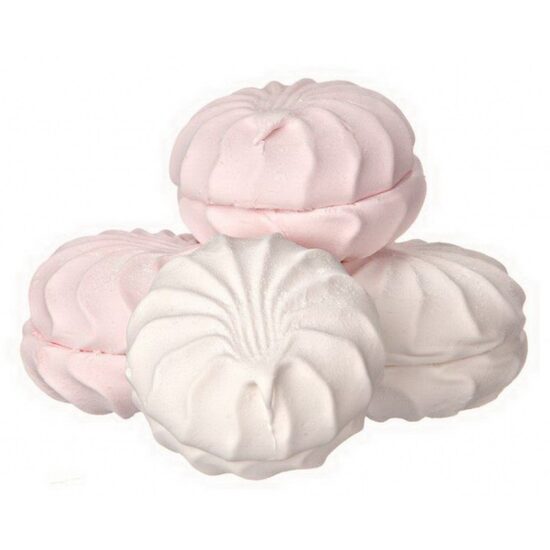 Bezele Zefir alb-roz 1 kg