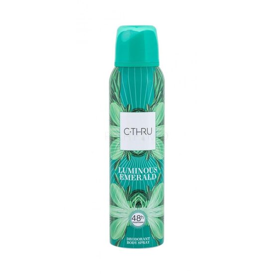 Deodorant body spray 48H, Luminous Emerald, C-Thru, 150ml