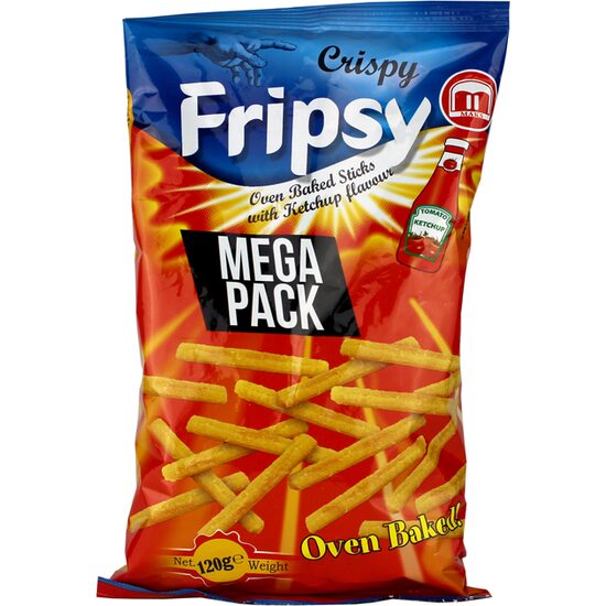 Chipsuri Fripsy sticks Mega Ketchup, 120g 