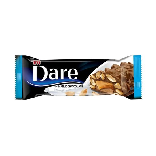 Baton cu ciocolata cu lapte si arahide Dare, 45 g