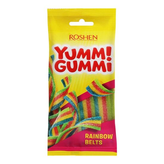 Jeleuri Yummi Gummi Sour Belts, 70 g