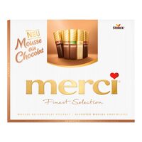 Ciocolata asortata Merci Mousse, 210g