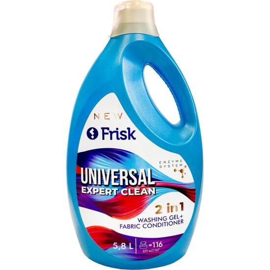 Detergent lichid universal Frisk Expert Clean 5,8 l, 116 spalari