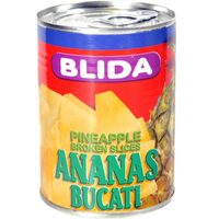 Compot de Ananas bucăți, cu cheita, Blida 565g