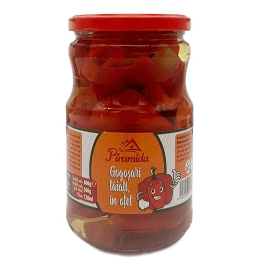 Gogoșari în oțet Piramida – 720 ml