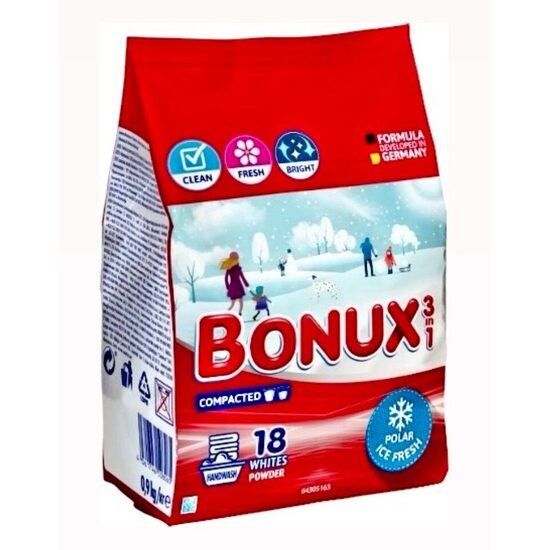 Detergent Manual Bonux  3In1 Ice Fresh, 900g