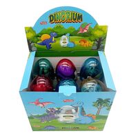 Ou cu surprize Transparent Dinorium 6g, Set 12 bucati