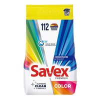 Detergent pudra Savex Premium Color, 9 kg, 112 spalari