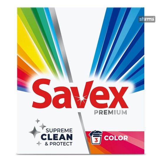 Detergent pudra Savex Premium Color, 4 spalari, 320 g