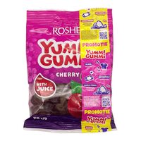 Roshen Yummi Gummi Jeleuri Cirese 70g 22 buc