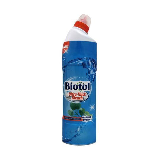 Gel dezinfectant pentru toaleta cu clor si aroma de eucalipt Biotol Ultra Thick Bleach, 750ml