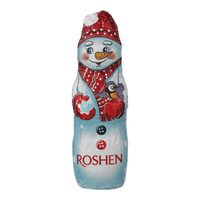 Figurină de ciocolată Om de zăpadă Roshen 45g 