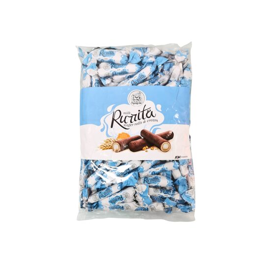 Rulouri de napolitana Flying Cow Rurrita, cu umplutura cu aroma de lapte, 1 kg