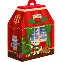Set cadou ciocolata Roshen Semineu de Anul Nou 665 g