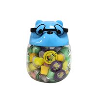 Mini budincă cu jeleu “Ursulet cu ochelari”, 13 g – Set 100 bucăți