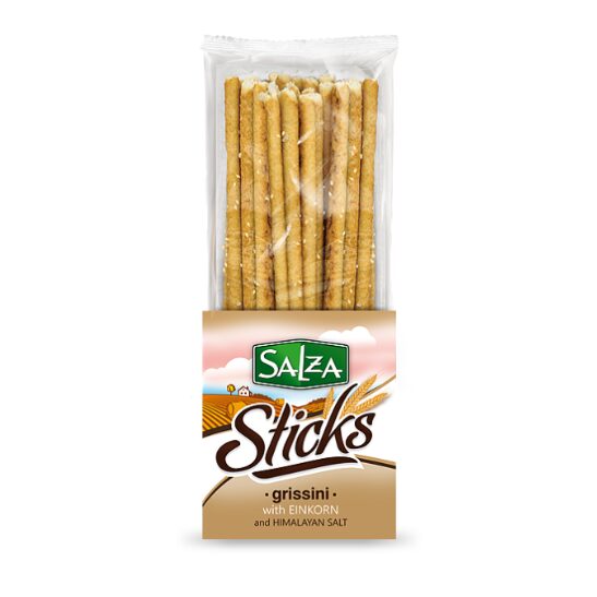 Sticks Grissini cu Alac și Sare de Himalaya 220g — Grissini with Einkorn and Himalayan Salt