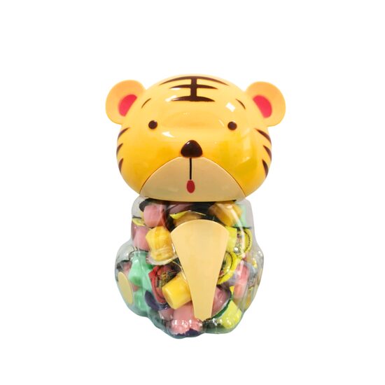 Mini budinca cu jeleu Tigru, 13g, set de 100 bucati