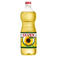 Ulei de floarea-soarelui Ulvex 1L – ulei rafinat 100% natural, ideal pentru gătit și prăjit