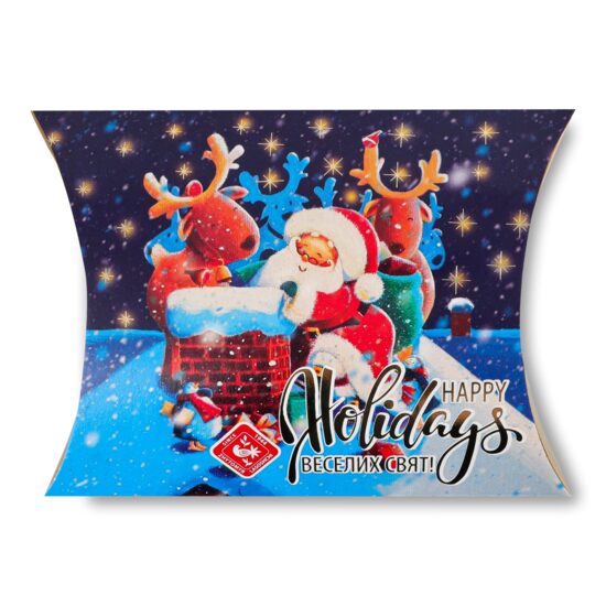 Cutie bomboane de ciocolata Scrisoarea de la Moș Crăciun, 128g