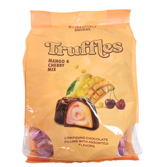 Trufe de ciocolată Kamila Mango & Cherry 750g – Combinație exotică de fructe