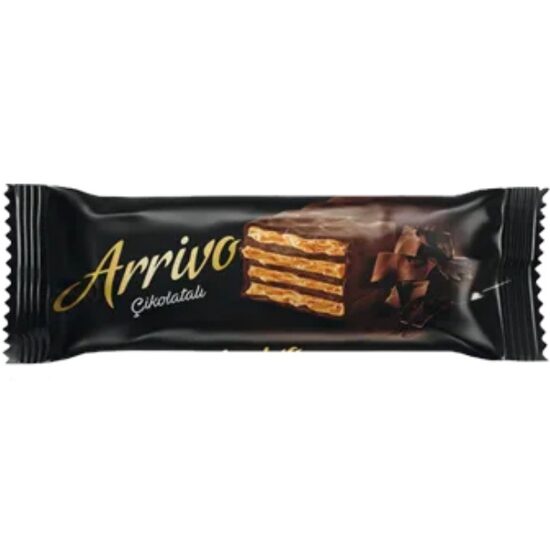 Arrivo napolitană cu glazură de ciocolată neagră și cremă de cacao, 30 g