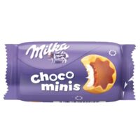 Milka Choco Minis – ciocolată cu lapte și biscuiți, 37,5g