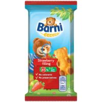 Prajitura Pandispan Barni cu cremă de capsuni, 30 g