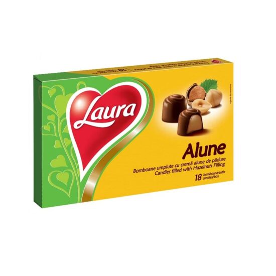 Bomboane cu Crema de Alune Laura, 140 g
