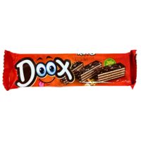 Napolitană Glazurată DOOX cu Alune și Ciocolată 60g