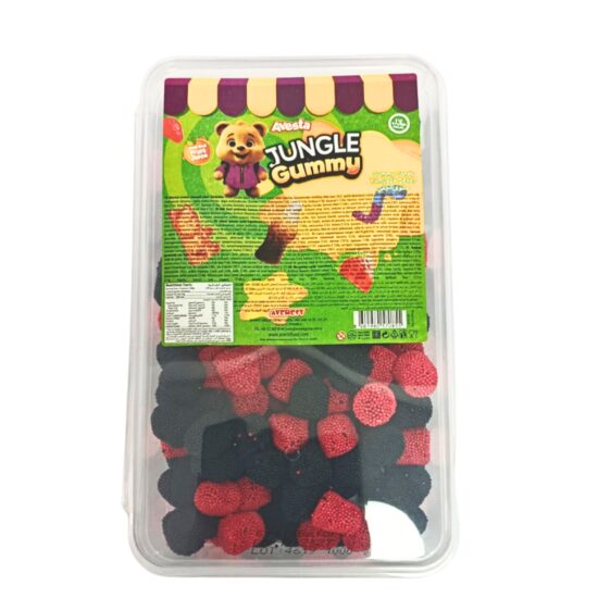 Jeleuri AVESTA Jungle Gummy, aromă de mure, 1000 g