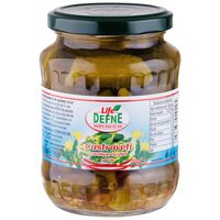 Castraveti cornison 1-4cm picanti in otet Defne, 350g