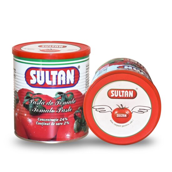 Pasta de tomate Sultan 800g + 70g, concentratie 24%