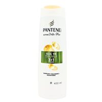 Sampon 3 in 1 Pantene, putere si stralucire, 400 ml, pentru par normal, femei