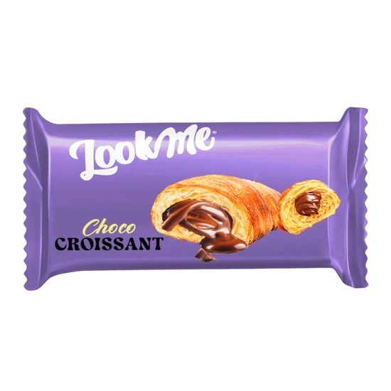Croissant LOOK-ME cu cremă de ciocolată și alune, 35 g – Gustare dulce