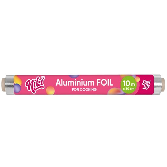 Folie de aluminiu NIKI 10 m – Rezistentă | Bucătărie & Coacere