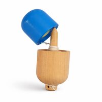 Jucărie din Lemn Kendama Pill – Joc de Îndemânare și Coordonare pentru Copii și Adulți, albastru