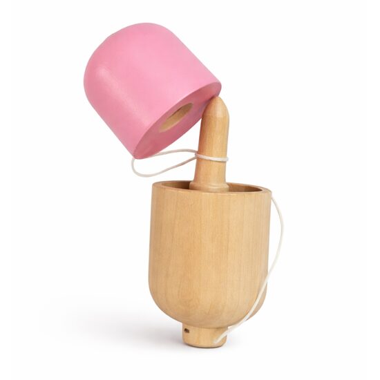 Jucărie din Lemn Kendama Pill – Joc de Îndemânare și Coordonare pentru Copii și Adulți