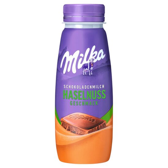 Lapte cu ciocolata, cu gust de alune de padure, Milka Noisette Flavour 250ml