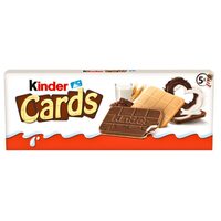 Biscuiti Acoperiti cu Ciocolata Kinder Cards, 25.6 g x 5 Buc/Pachet, 128 g