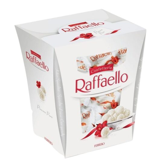 Praline crocante cu nuca de cocos si migdale Raffaello, 230g