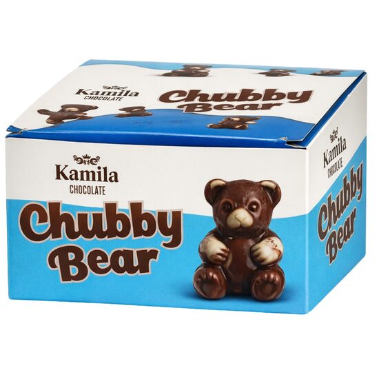 Kamila Ursuleți Ciocolată Chubby Bear Blue – Cutie 675 g