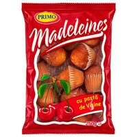 Briose cu crema de visine Madeleines, Primo, 250g