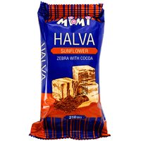 Halva Mimi Zebra cu cacao 210g