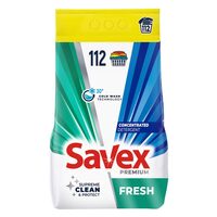 Detergent pudra Savex Premium Fresh, 9kg, 112 de spalari
