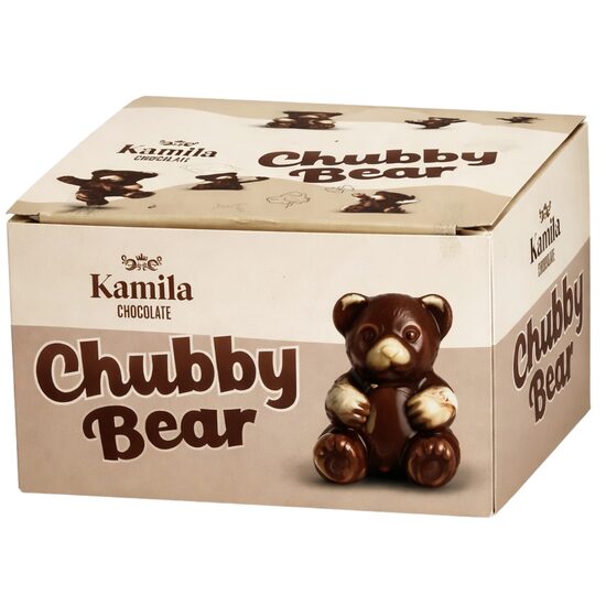 Kamila Ursuleți Ciocolată Chubby Bear Gold – Cutie 675 g