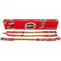 Jeleu Minicco Metru Rainbow, cu arome de fructe, 15g