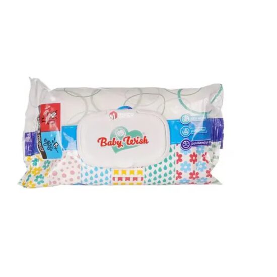 Servetele umede Baby Wish 72buc, parfumate, cu provitamina B5