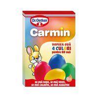  Vopsea oua lichida Dr.Oetker Carmin, 4 culori pentru 60 oua