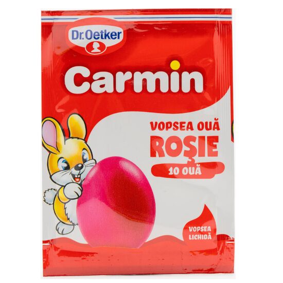Vopsea rosie Carmin Dr. Oetker, 10 oua